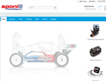Tablet Screenshot of modellsport-spani.at